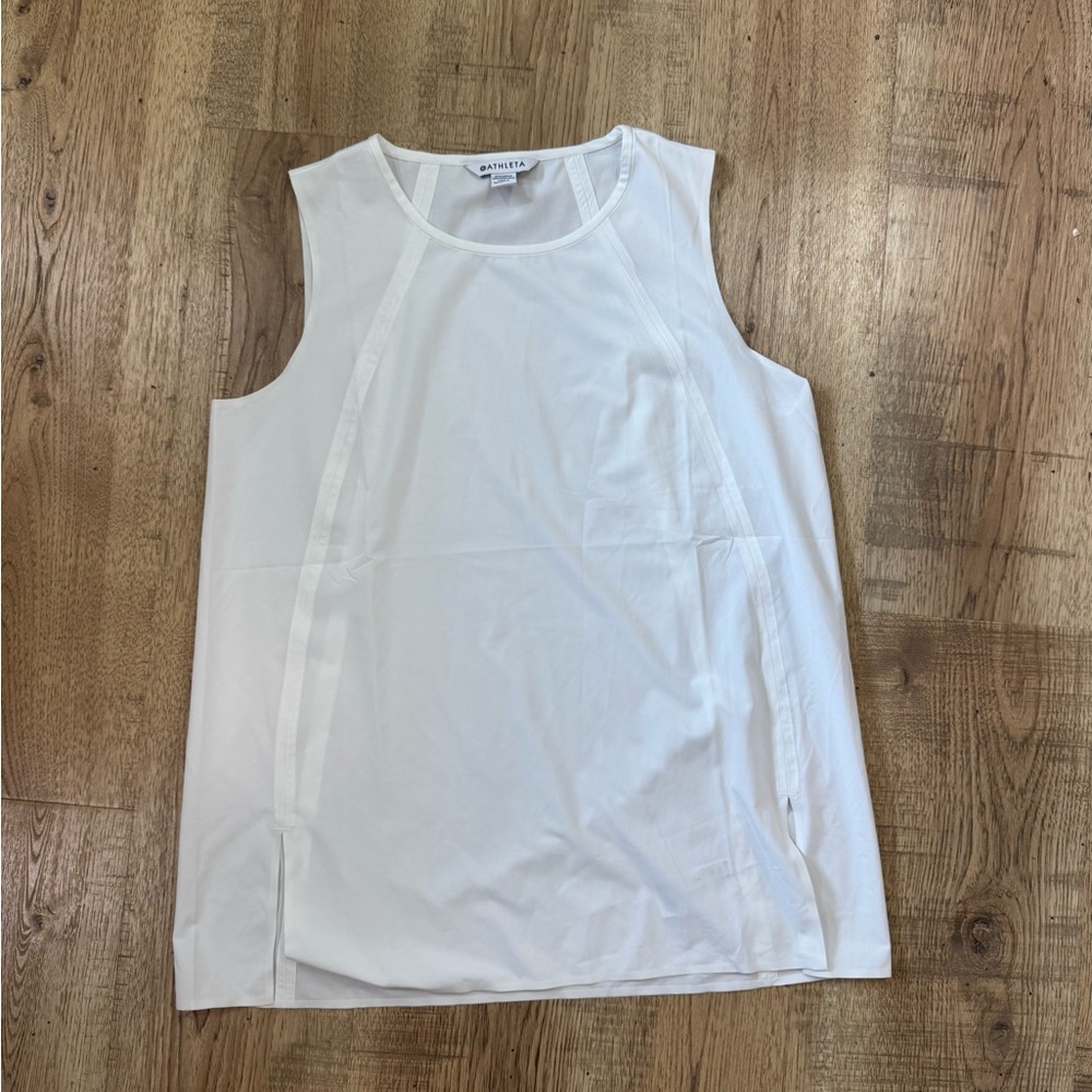 Athleta Cream Sleeveless Top